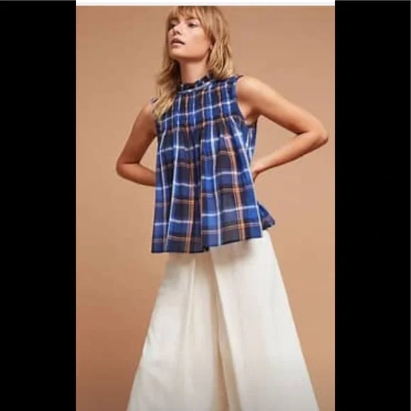 Anthropologie Ne Quittezpas Carmen Plaid Tank - Picture 2 of 7